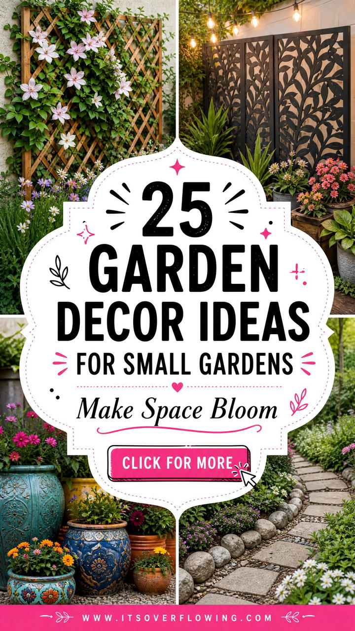 25 Garden Decor Ideas for Small Gardens That Feel Spacious - 25 Garden Decor Ideas for Small Gardens That Feel Spacious