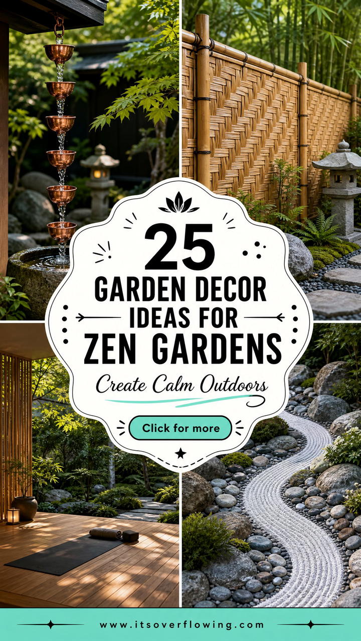 25 Garden Decor Ideas for Zen Gardens to Create Calm - 25 Garden Decor Ideas for Zen Gardens to Create Calm