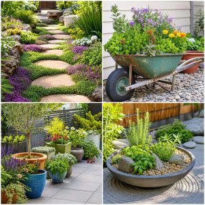 25 Garden Design Ideas With Herbs and Flowers for Color