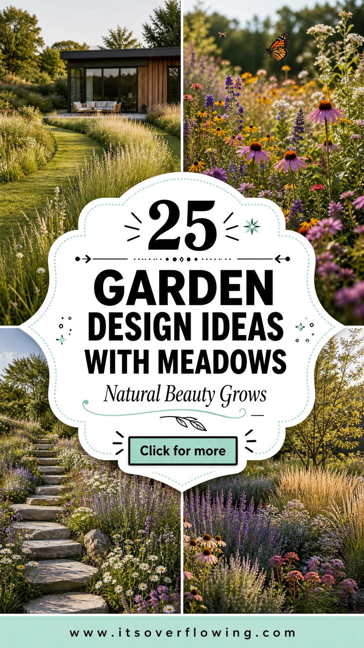 25 Garden Design Ideas With Meadows for Natural Beauty - 25 Garden Design Ideas With Meadows for Natural Beauty