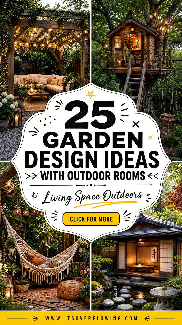 25 Garden Design Ideas With Outdoor Rooms for Living Space - 25 Garden Design Ideas With Outdoor Rooms for Living Space