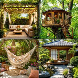 25 Garden Design Ideas With Outdoor Rooms for Living Space