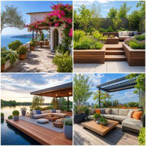 25 Garden Design Ideas With Terraces for Stylish Sloped Yards