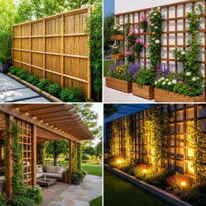 25 Garden Design Ideas With Trellis Walls for Vertical Beauty