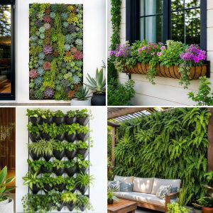 25 Garden Design Ideas With Vertical Gardens for Small Yards
