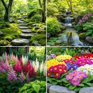 25 Garden Design Ideas With Woodland Plants for Lush Shade