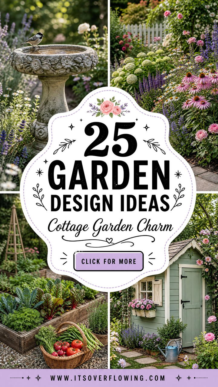 25 Garden Design Ideas for Cottage Gardens Full of Charm - 25 Garden Design Ideas for Cottage Gardens Full of Charm