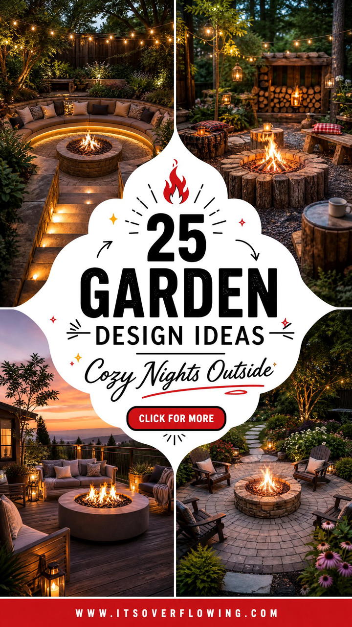 25 Garden Design Ideas for Fire Pit Corners for Cozy Nights - 25 Garden Design Ideas for Fire Pit Corners for Cozy Nights