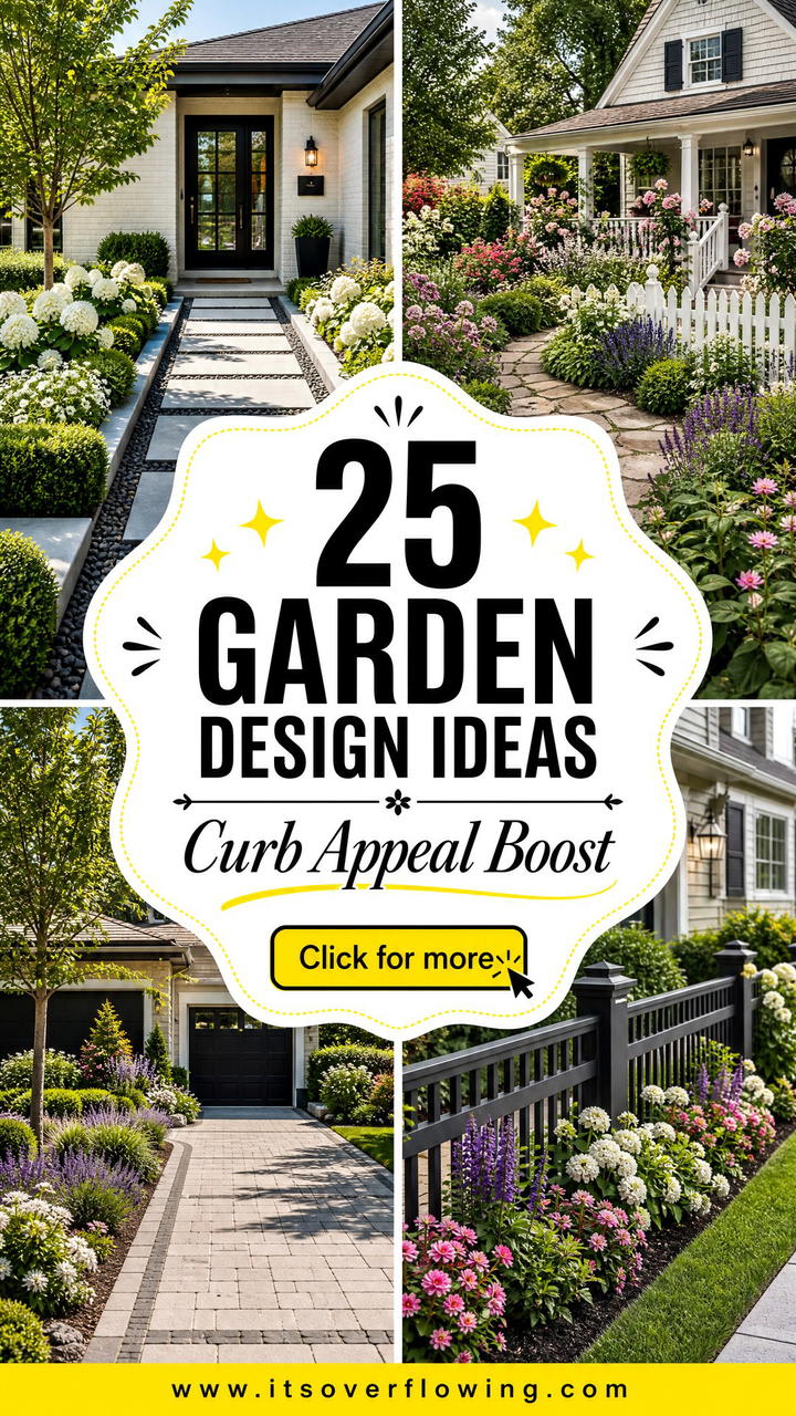25 Garden Design Ideas for Front Gardens With Curb Appeal - 25 Garden Design Ideas for Front Gardens With Curb Appeal
