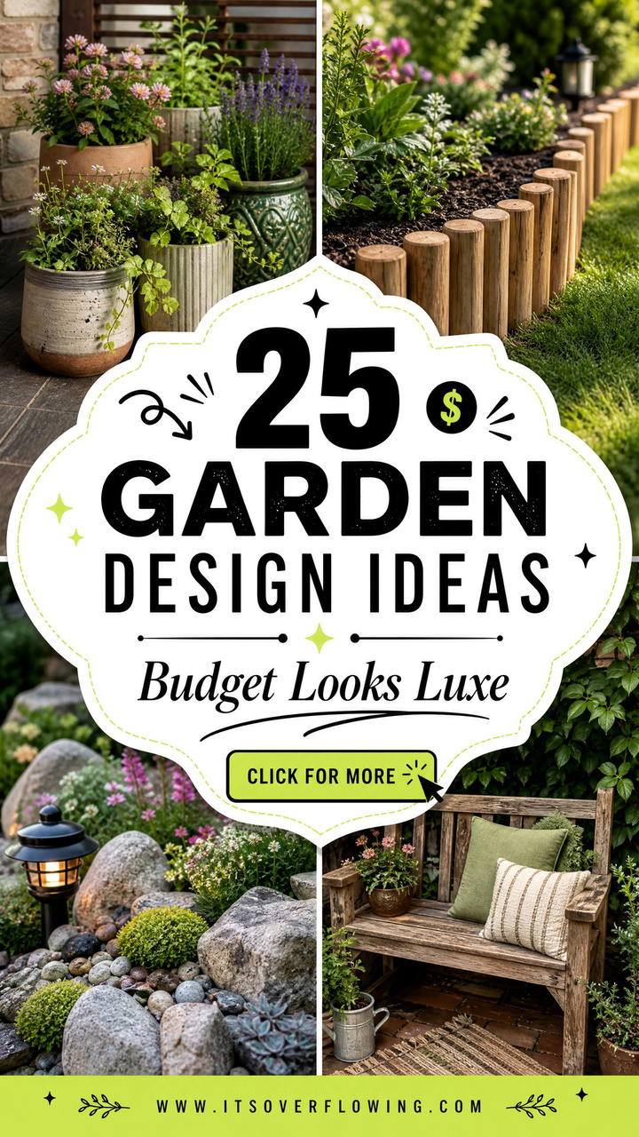 25 Garden Design Ideas for Low Budget Projects That Look Expensive - 25 Garden Design Ideas for Low Budget Projects That Look Expensive