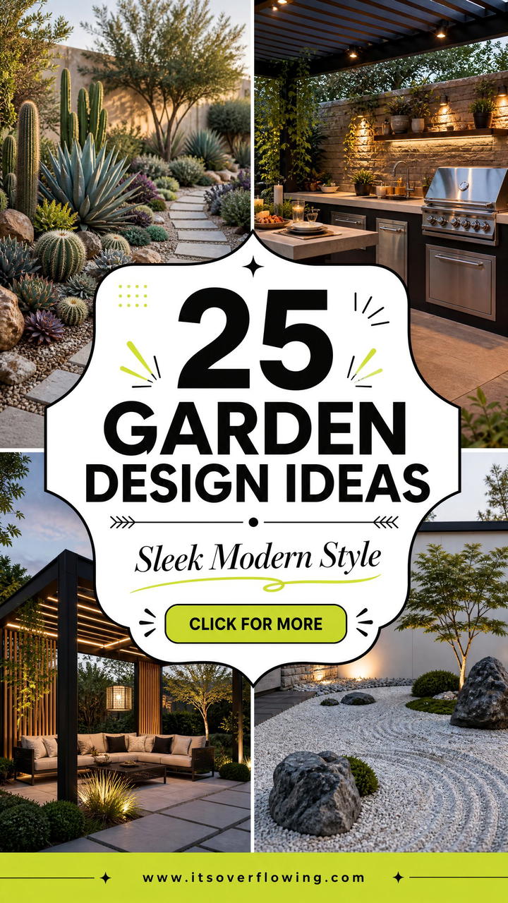25 Garden Design Ideas for Modern Landscapes With Sleek Style - 25 Garden Design Ideas for Modern Landscapes With Sleek Style