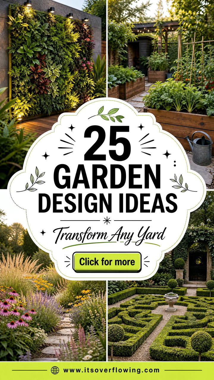 25 Garden Design Ideas for Projects to Transform Any Yard - 25 Garden Design Ideas for Projects to Transform Any Yard