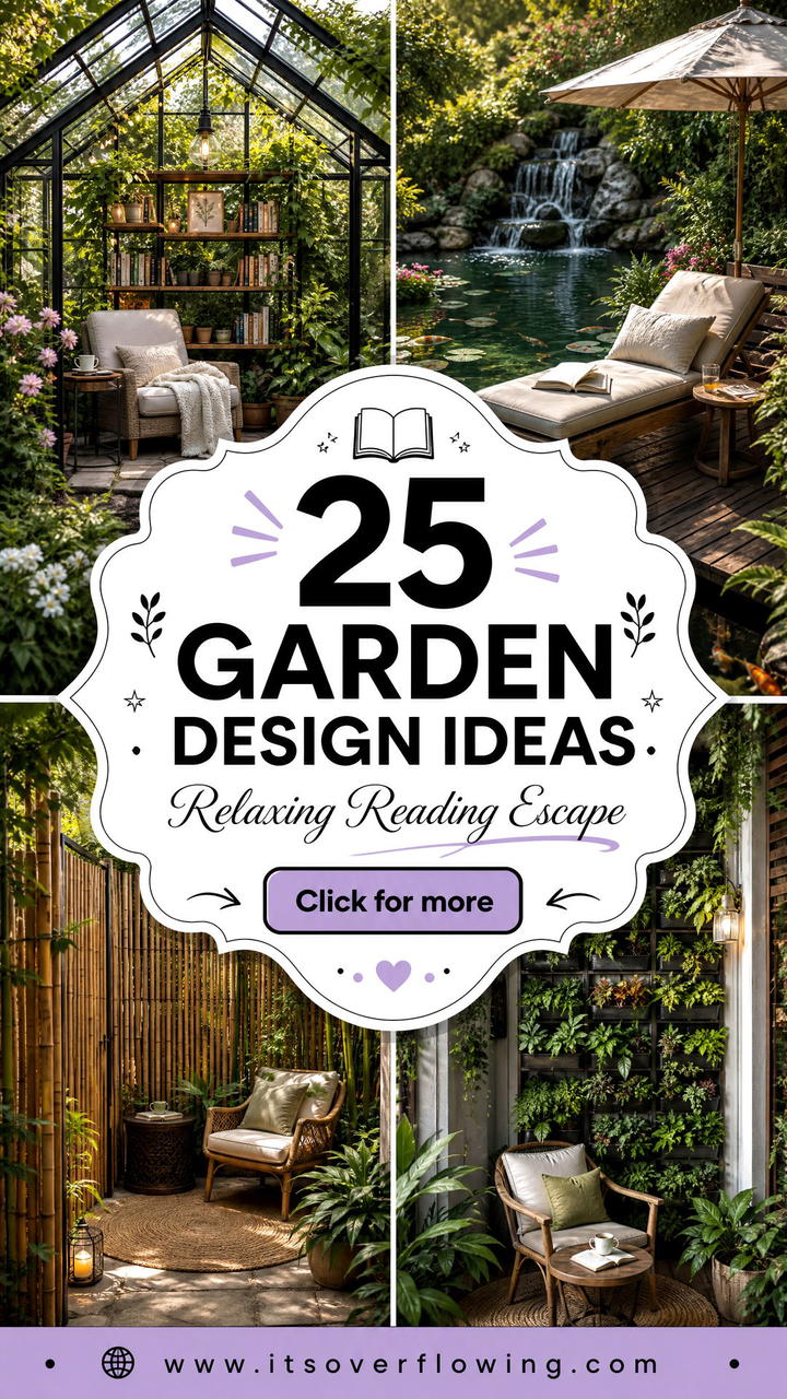 25 Garden Design Ideas for Reading Nooks for Relaxing Escapes - 25 Garden Design Ideas for Reading Nooks for Relaxing Escapes