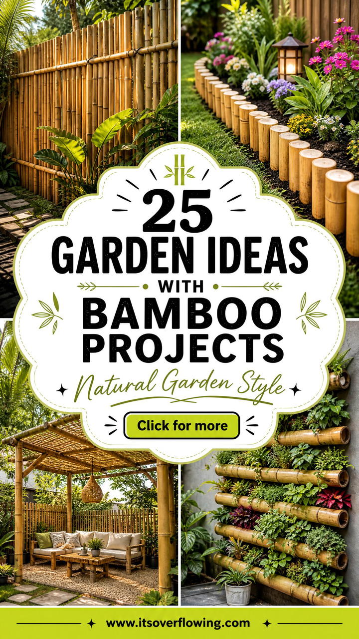 25 Garden Ideas With Bamboo Projects for Natural Style - 25 Garden Ideas With Bamboo Projects for Natural Style
