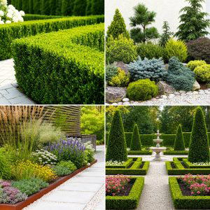 25 Garden Ideas With Evergreens for Year-Round Beauty