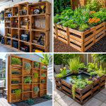 25 Garden Ideas With Old Crates for Rustic Planters and Decor