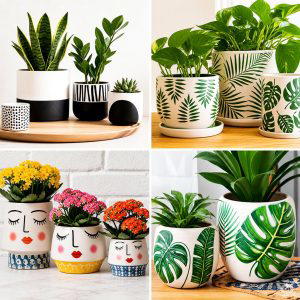 25 Garden Ideas With Painted Pots for Colorful Outdoor Decor