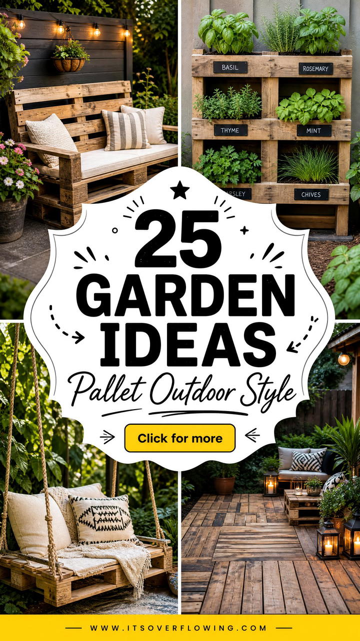 25 Garden Ideas With Pallets For Creative Outdoor Style - 25 Garden Ideas With Pallets For Creative Outdoor Style