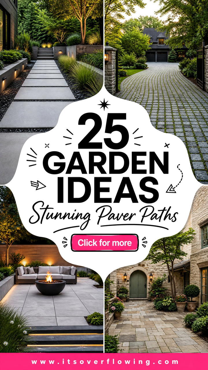 25 Garden Ideas With Pavers for Stunning Paths and Patios - 25 Garden Ideas With Pavers for Stunning Paths and Patios