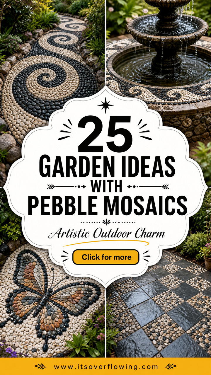 25 Garden Ideas With Pebble Mosaics for Artistic Outdoor Charm - 25 Garden Ideas With Pebble Mosaics for Artistic Outdoor Charm