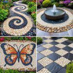 25 Garden Ideas With Pebble Mosaics for Artistic Outdoor Charm