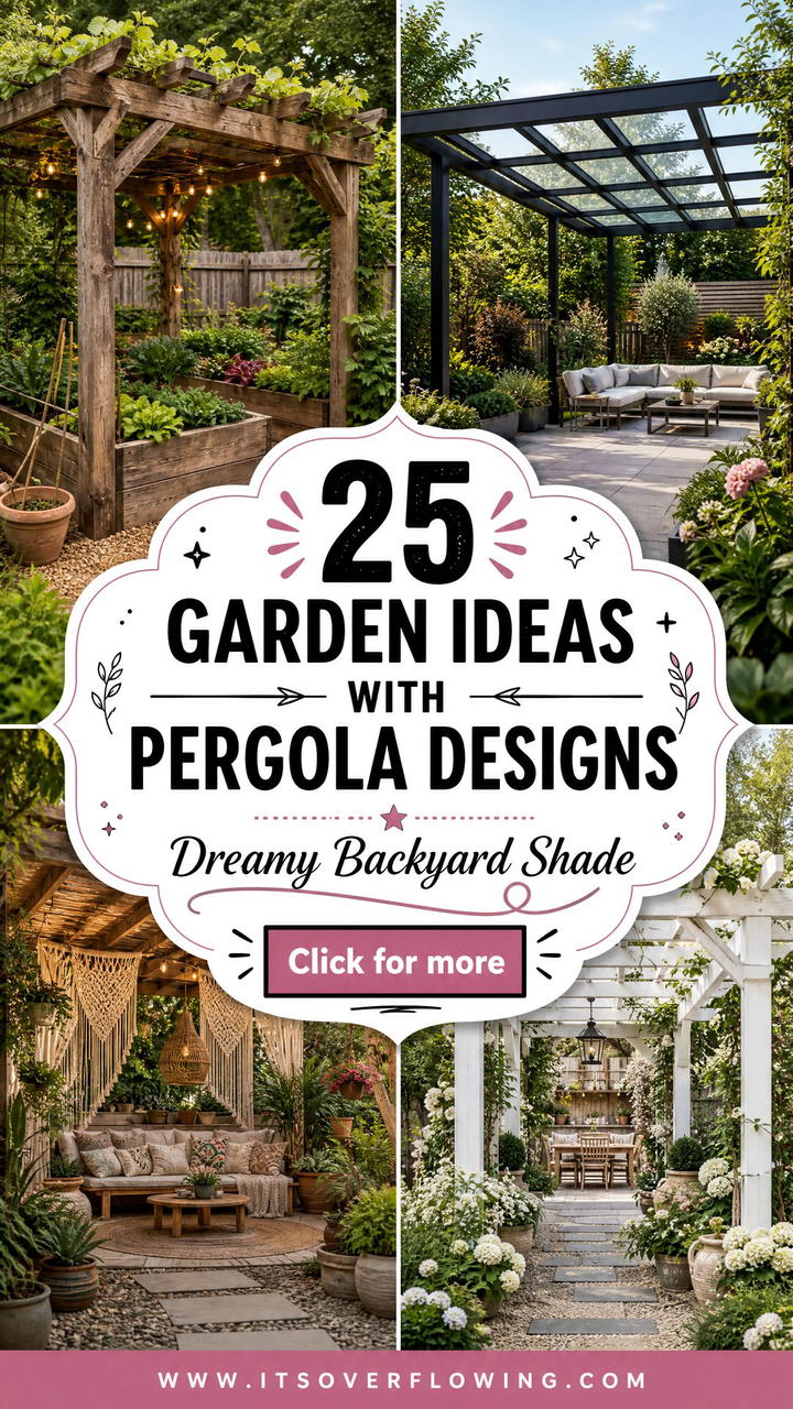25 Garden Ideas With Pergola Designs for a Dreamy Backyard - 25 Garden Ideas With Pergola Designs for a Dreamy Backyard
