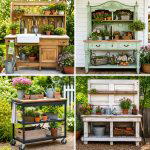 25 Garden Ideas With Potting Bench for Organized Style