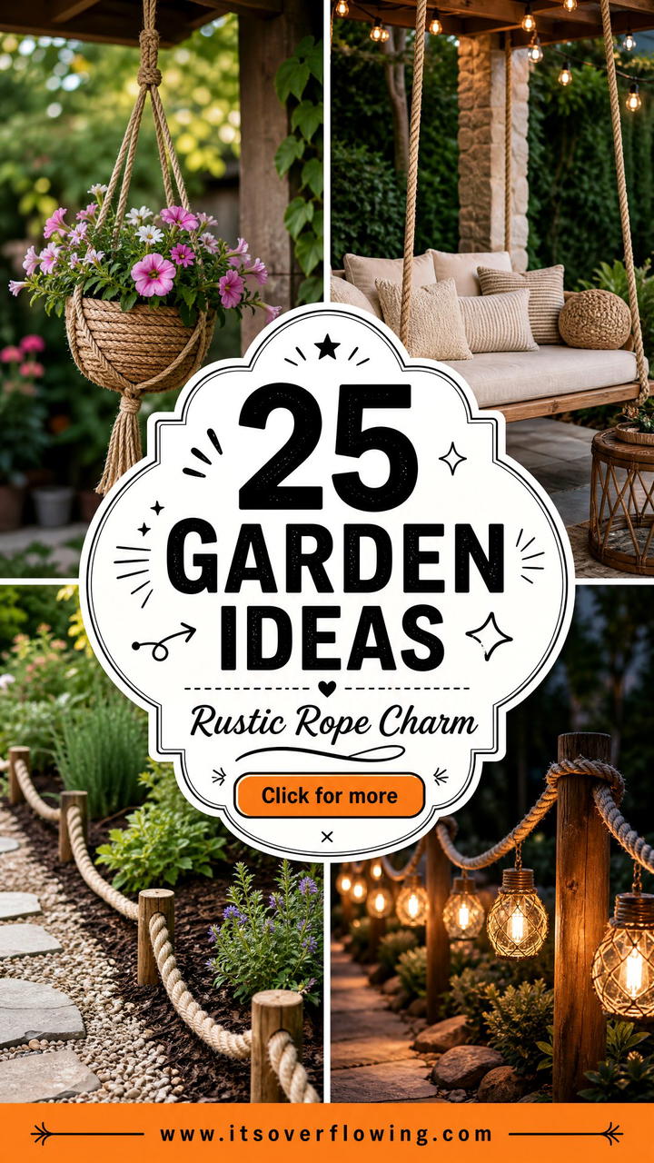 25 Garden Ideas With Rope Projects For Rustic Charm Today - 25 Garden Ideas With Rope Projects For Rustic Charm Today