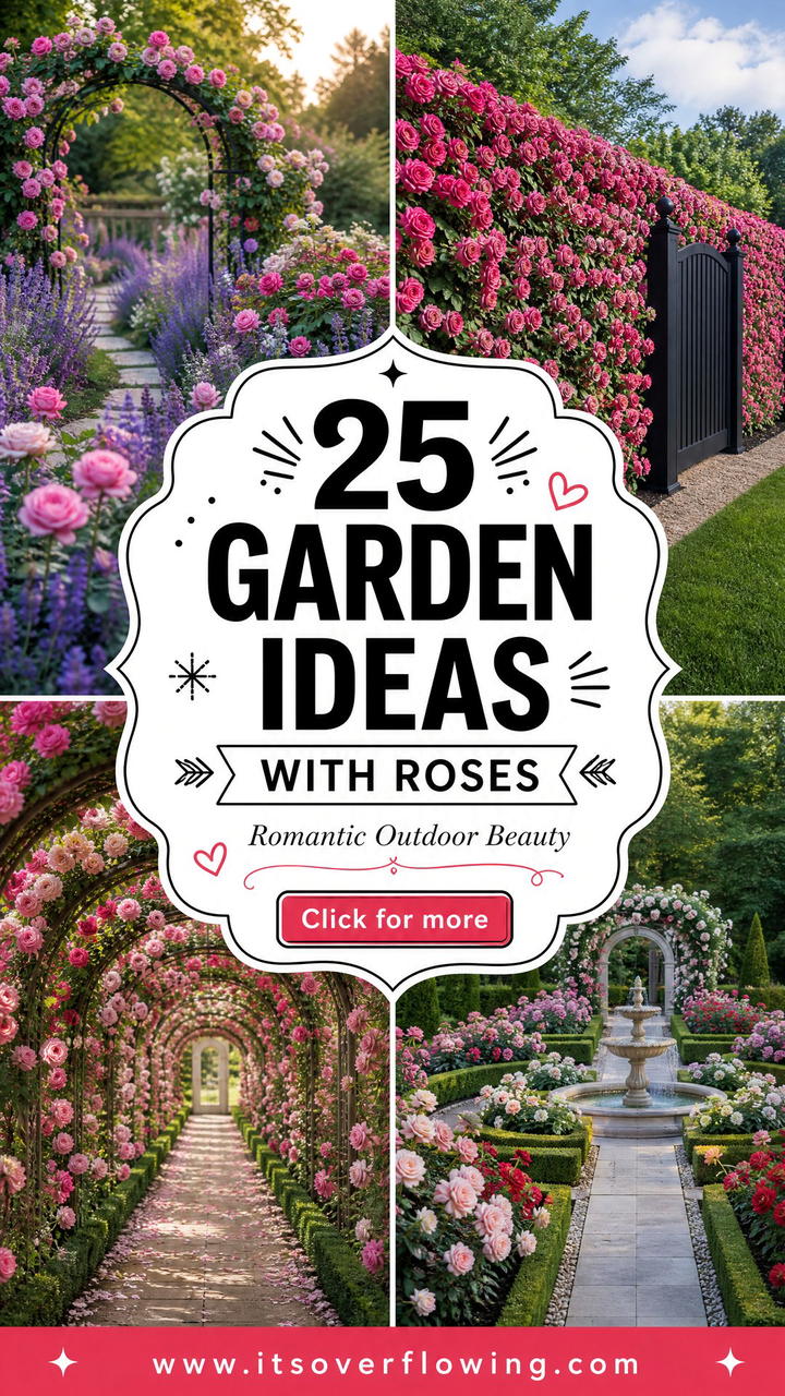 25 Garden Ideas With Roses for Romantic Outdoor Beauty - 25 Garden Ideas With Roses for Romantic Outdoor Beauty