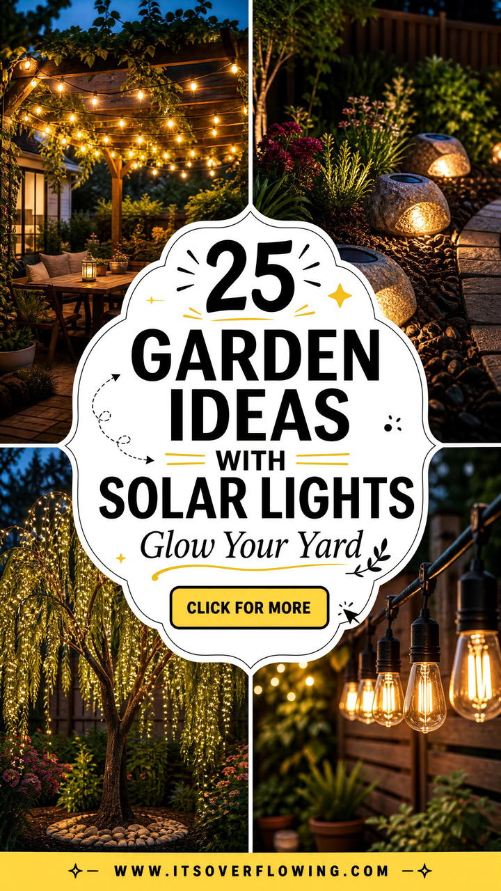 25 Garden Ideas With Solar Lights for a Glowing Yard - 25 Garden Ideas With Solar Lights for a Glowing Yard