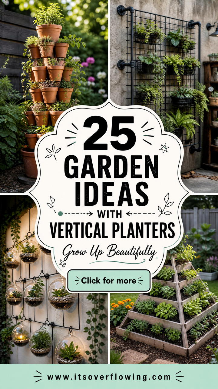 25 Garden Ideas With Vertical Planters for Small Spaces - 25 Garden Ideas With Vertical Planters for Small Spaces