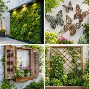 25 Garden Ideas With Wall Decor to Transform Your Space