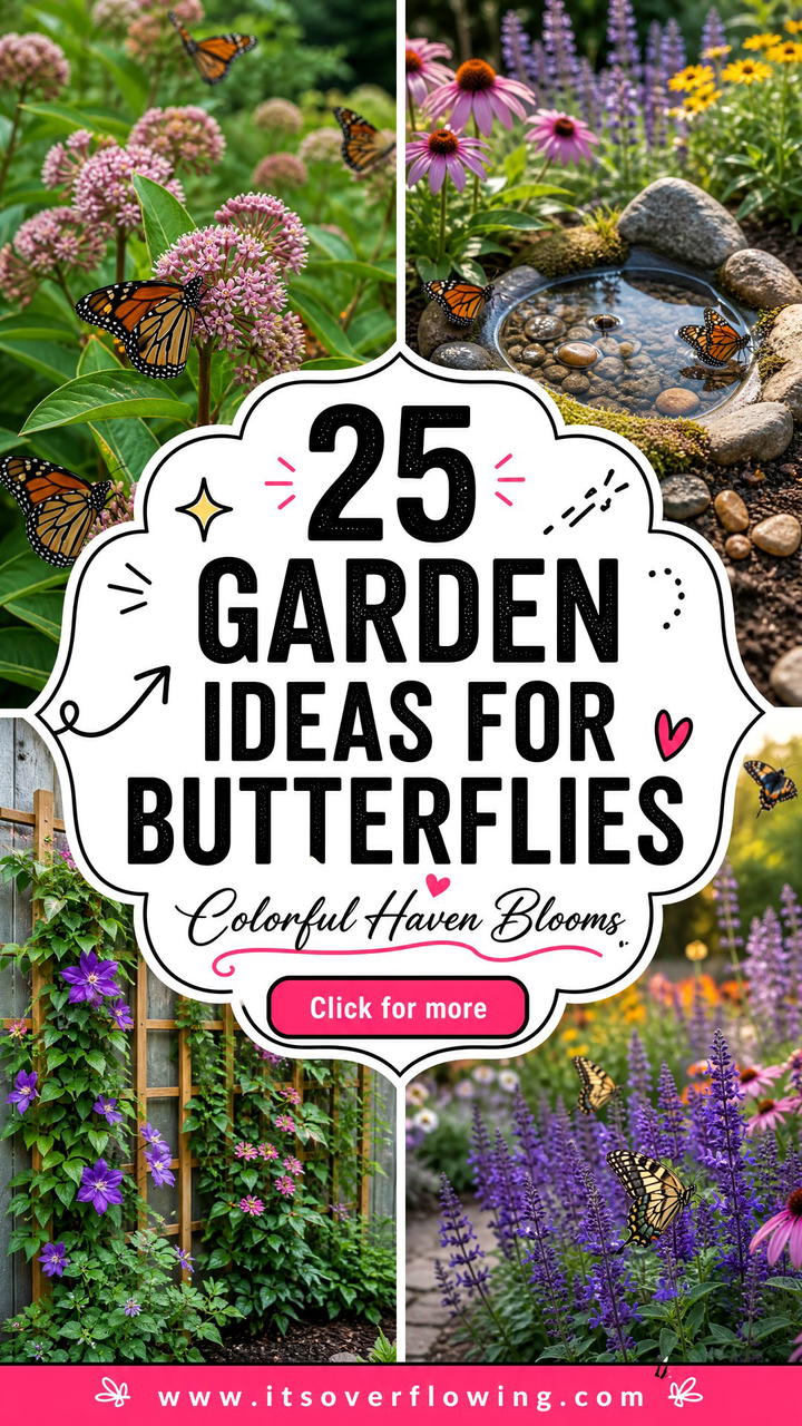 25 Garden Ideas for Butterflies to Build a Colorful Haven - 25 Garden Ideas for Butterflies to Build a Colorful Haven