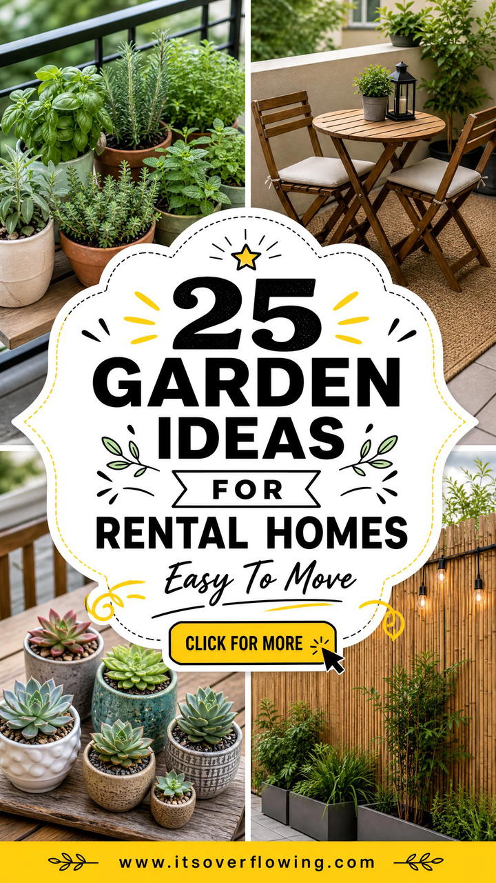 25 Garden Ideas for Rental Homes That Are Easy to Move - 25 Garden Ideas for Rental Homes That Are Easy to Move