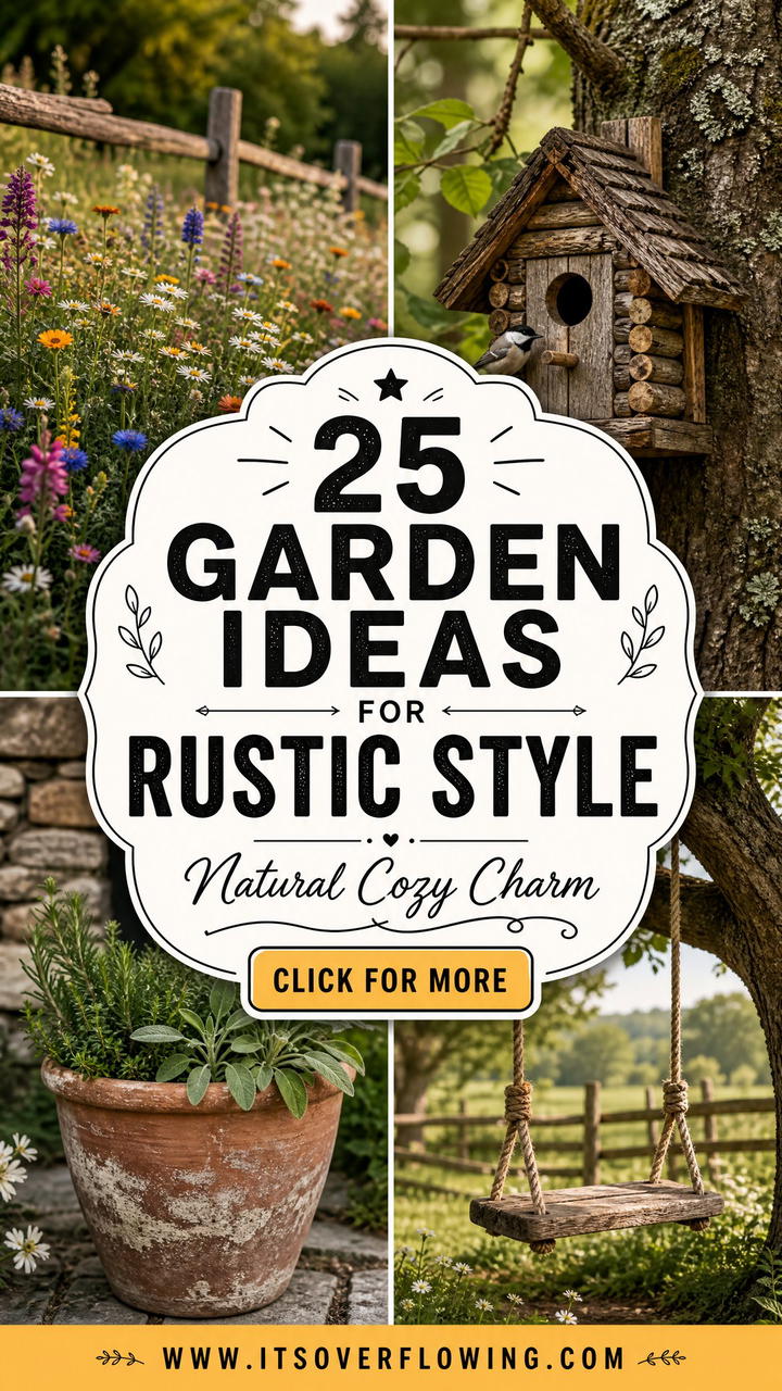 25 Garden Ideas for Rustic Style With Natural Charm - 25 Garden Ideas for Rustic Style With Natural Charm