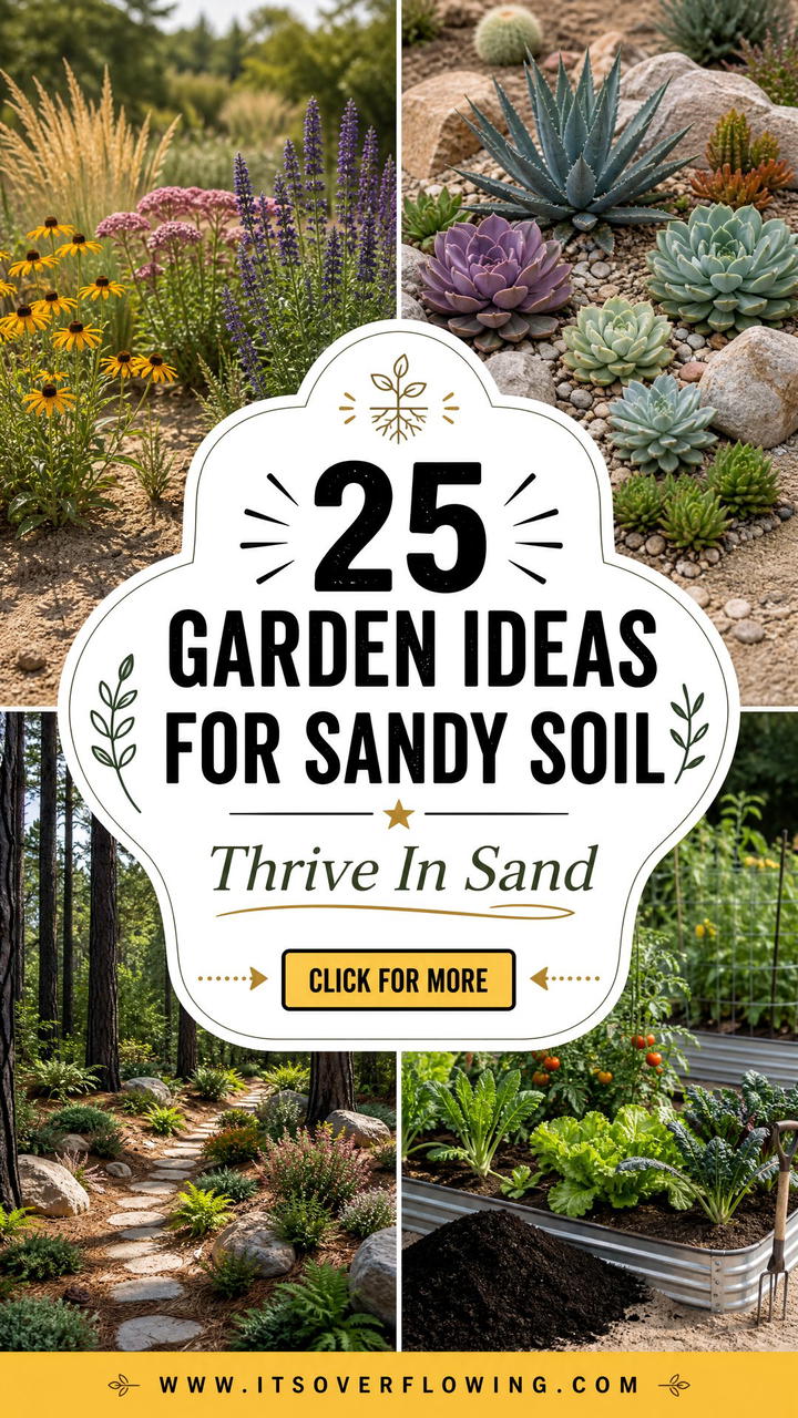 25 Garden Ideas for Sandy Soil That Thrive Beautifully - 25 Garden Ideas for Sandy Soil That Thrive Beautifully