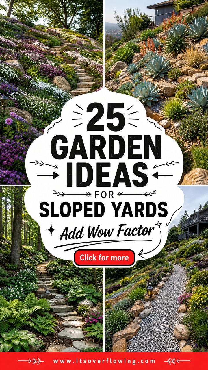 25 Garden Ideas for Sloped Yards That Add Wow Factor - 25 Garden Ideas for Sloped Yards That Add Wow Factor