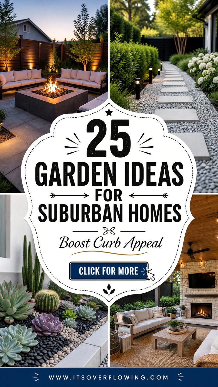 25 Garden Ideas for Suburban Homes With Curb Appeal - 25 Garden Ideas for Suburban Homes With Curb Appeal