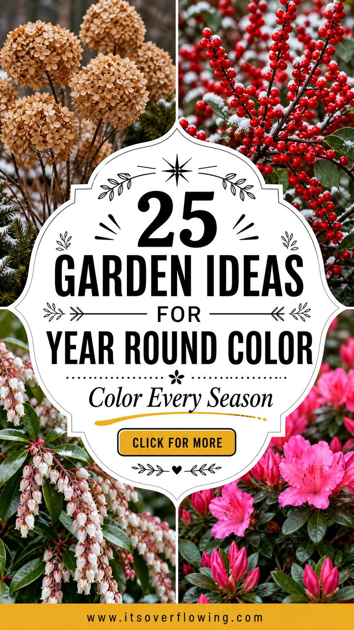 25 Garden Ideas for Year Round Color in Every Season - 25 Garden Ideas for Year Round Color in Every Season
