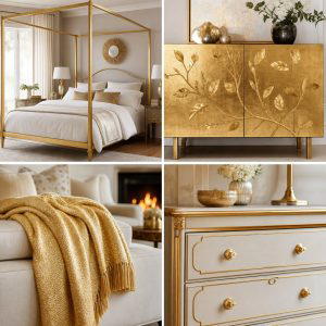 25 Gold Bedroom Ideas for a Luxurious Retreat