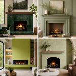 25 Green Fireplace Ideas for a Cozy and Eco-Friendly Home