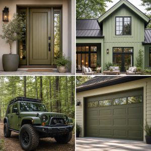 25 Green Garage Door Ideas for a Stylish Exterior