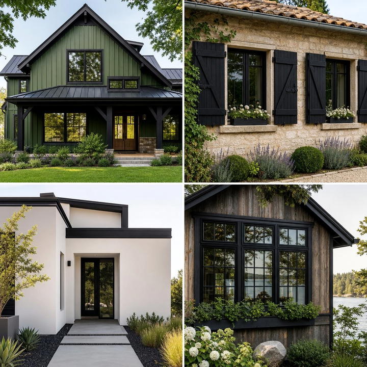 30 Sage Green Exterior House Color Scheme Design Ideas