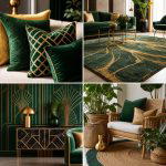 25 Green and Gold Living Room Ideas for Luxury