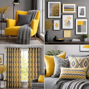 25 Grey and Yellow Living Room Ideas