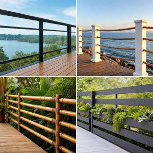 25 Horizontal Deck Railing Ideas for Modern Homes