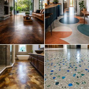 25 Innovative Concrete Floor Design Ideas for Homes