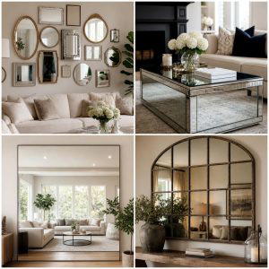 25 Living Room Mirror Ideas to Brighten Your Space