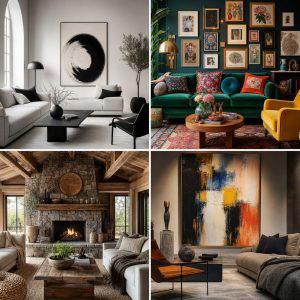 25 Living Room With Grey Walls and Black Trim Ideas