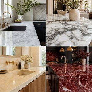 25 Marble Kitchen Countertops for Elegant Homes